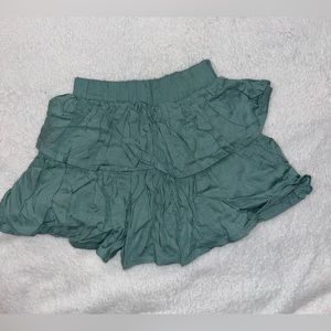 Pastel Green Toddler Girls Skirt